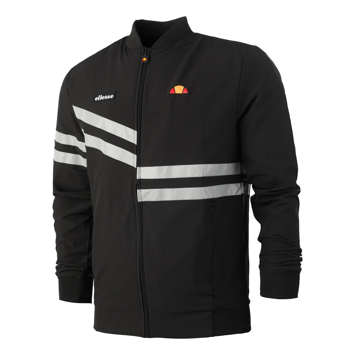 Ellesse Nano Giacca da allenamento Uomini - nero, argento Ellesse Nano Giacca da allenamento Uomini - nero, argento