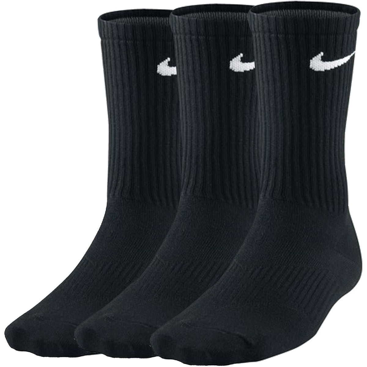 Nike Lightweight Crew Chaussettes de tennis Pack de 3 Unisex - noir, blanc Nike Lightweight Crew Chaussettes de tennis Pack de 3 Unisex - noir, blanc