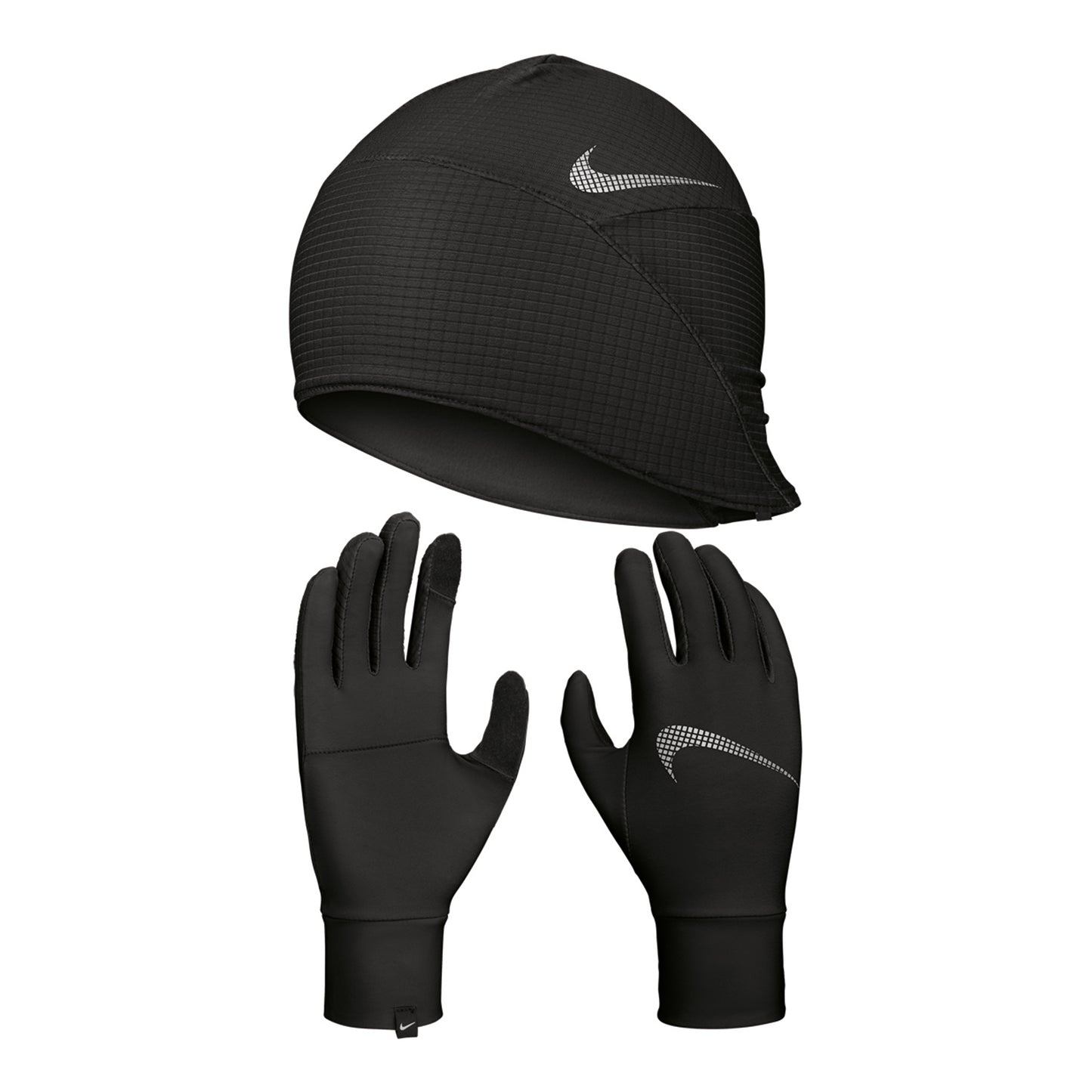 Nike Essential Running Set Laufmütze + Guanti da corsa Donna-nero,bianco Nike Essential Running Set Laufmütze + Guanti da corsa Donna-nero,bianco