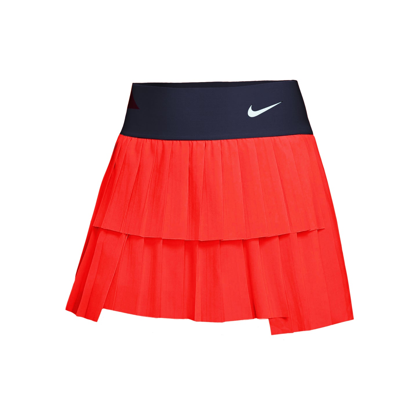 Nike Dri-Fit Advantage Pleated Gonna Donna - rosso, blu Nike Dri-Fit Advantage Pleated Gonna Donna - rosso, blu