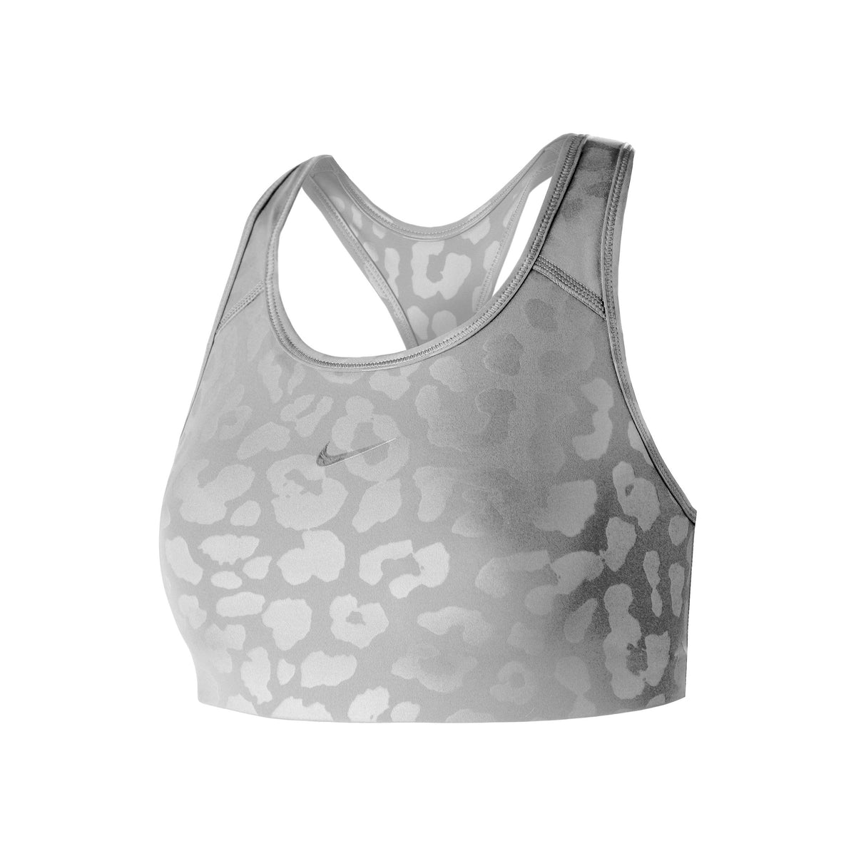 Nike Dri-Fit Leopard Shine Soutien-gorge sport Femmes - gris, blanc Nike Dri-Fit Leopard Shine Soutien-gorge sport Femmes - gris, blanc