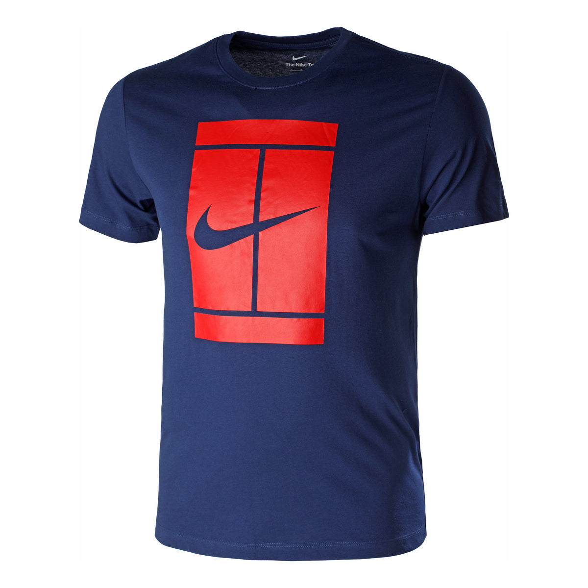 Nike Court Seasonal T-shirt Hommes - bleu, rouge Nike Court Seasonal T-shirt Hommes - bleu, rouge