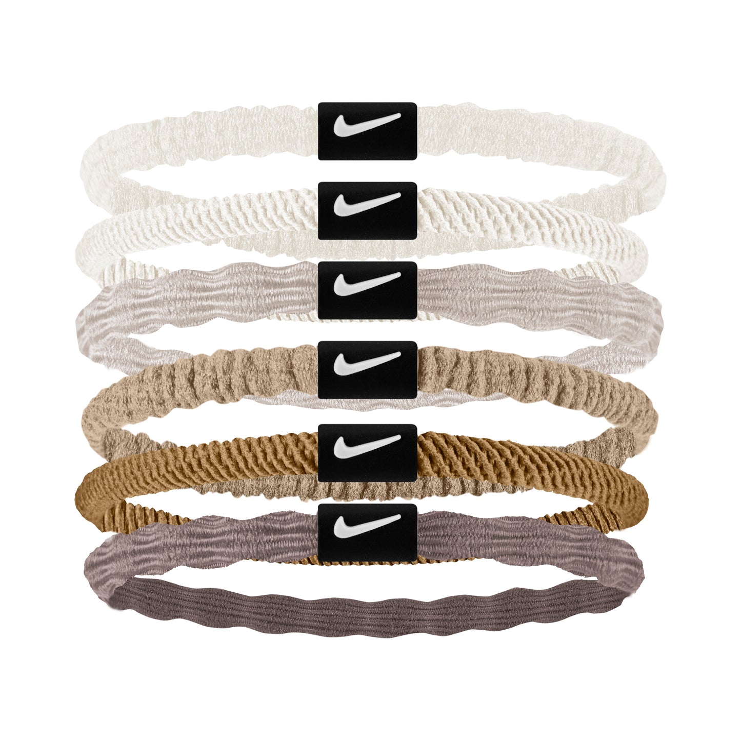 Nike Flex Haarband 6er Pack-Mehrfarbig,Sand Nike Flex Haarband 6er Pack-Mehrfarbig,Sand