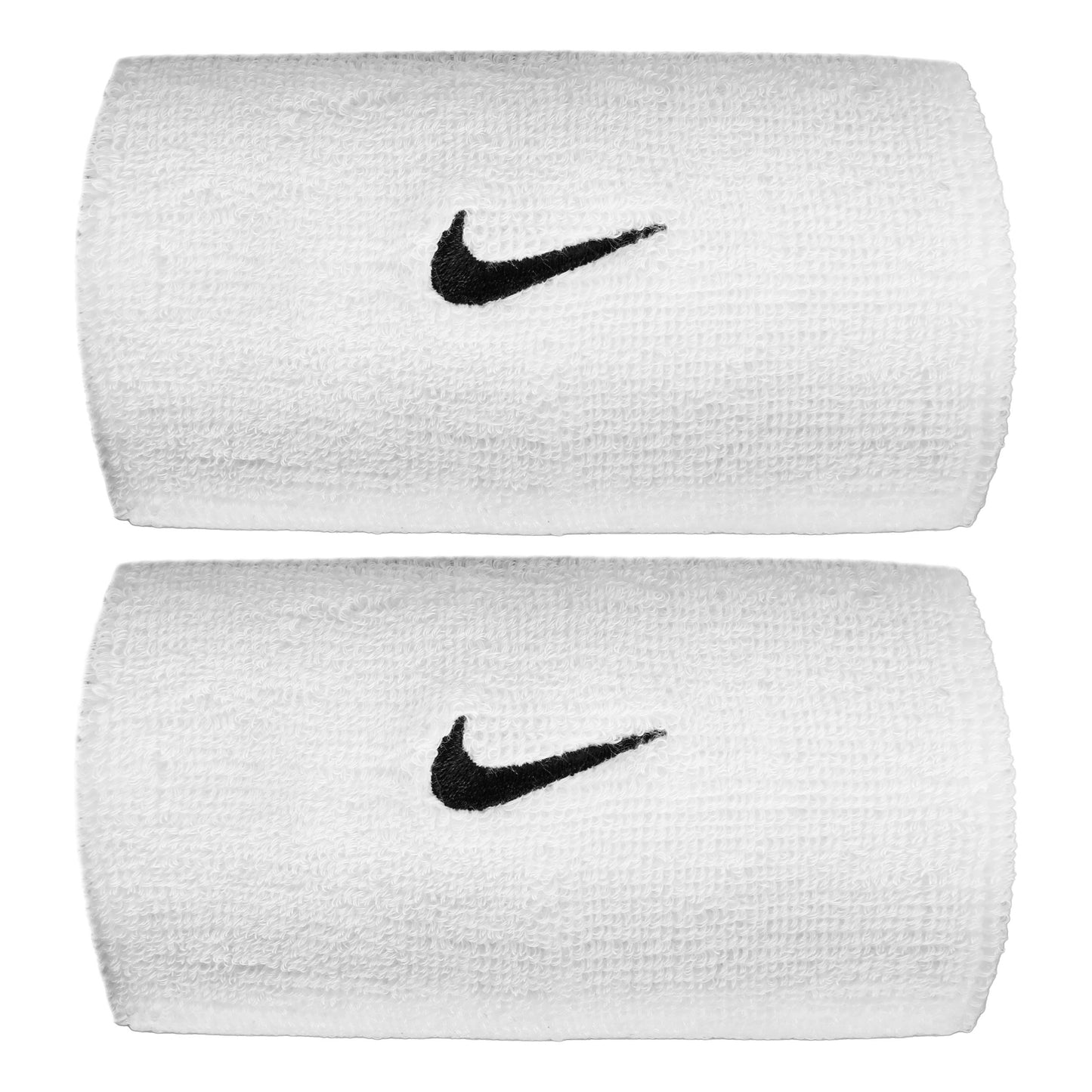 Nike Swoosh Classic Doublewide Poignet long - blanc, noir Nike Swoosh Classic Doublewide Poignet long - blanc, noir
