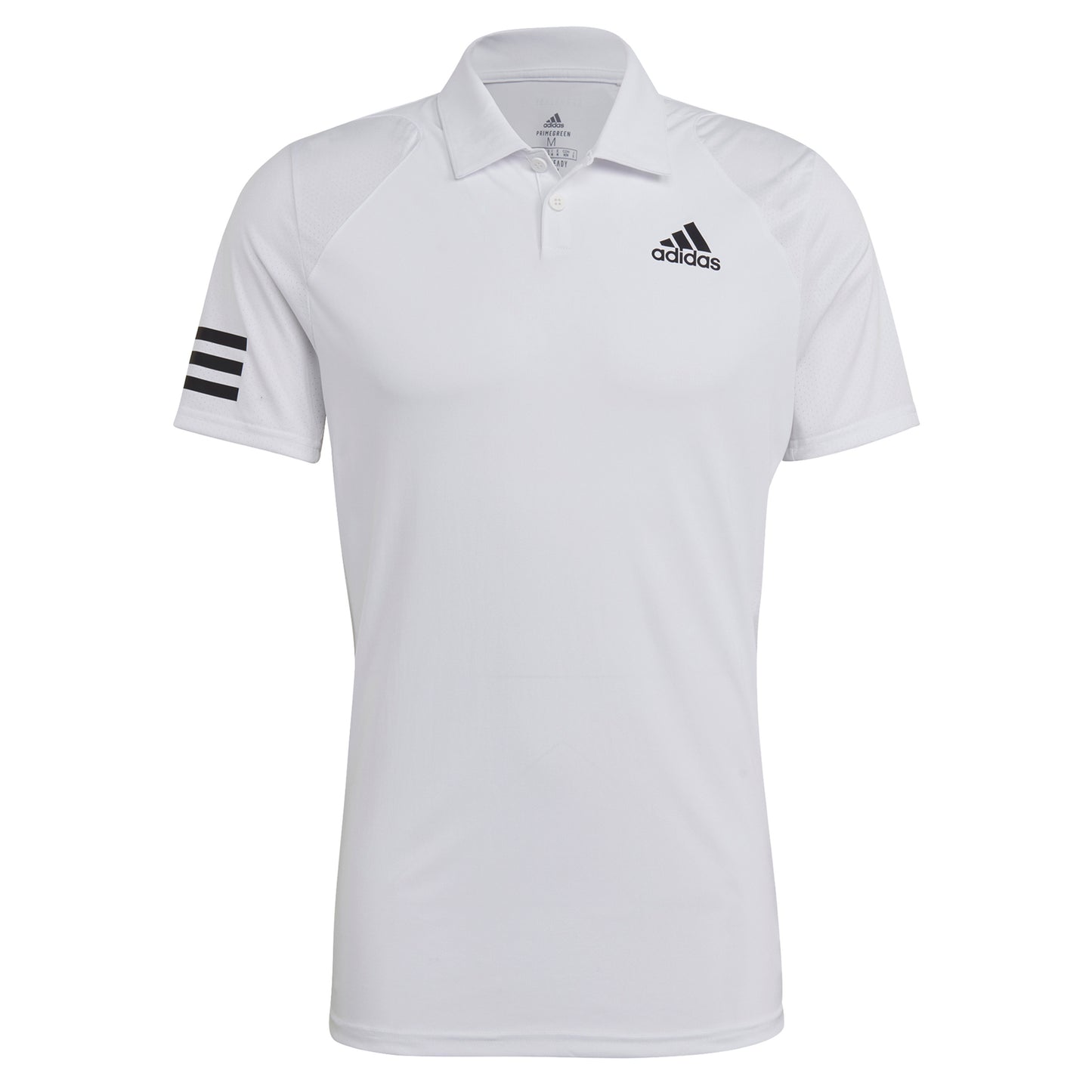adidas Club 3 Stripes Polo Hommes - blanc, noir adidas Club 3 Stripes Polo Hommes - blanc, noir