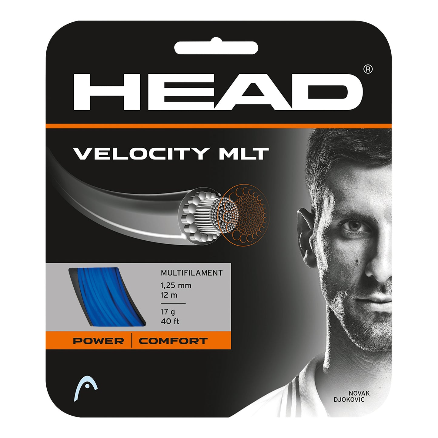 HEAD Velocity MLT Set di corde 12m - blu HEAD Velocity MLT Set di corde 12m - blu