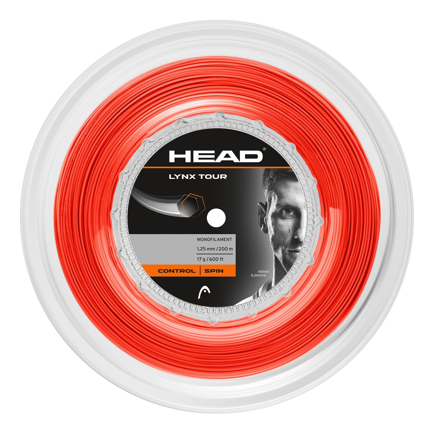 HEAD Lynx Tour Reel Bobine Cordage 200m-Orange HEAD Lynx Tour Reel Bobine Cordage 200m-Orange