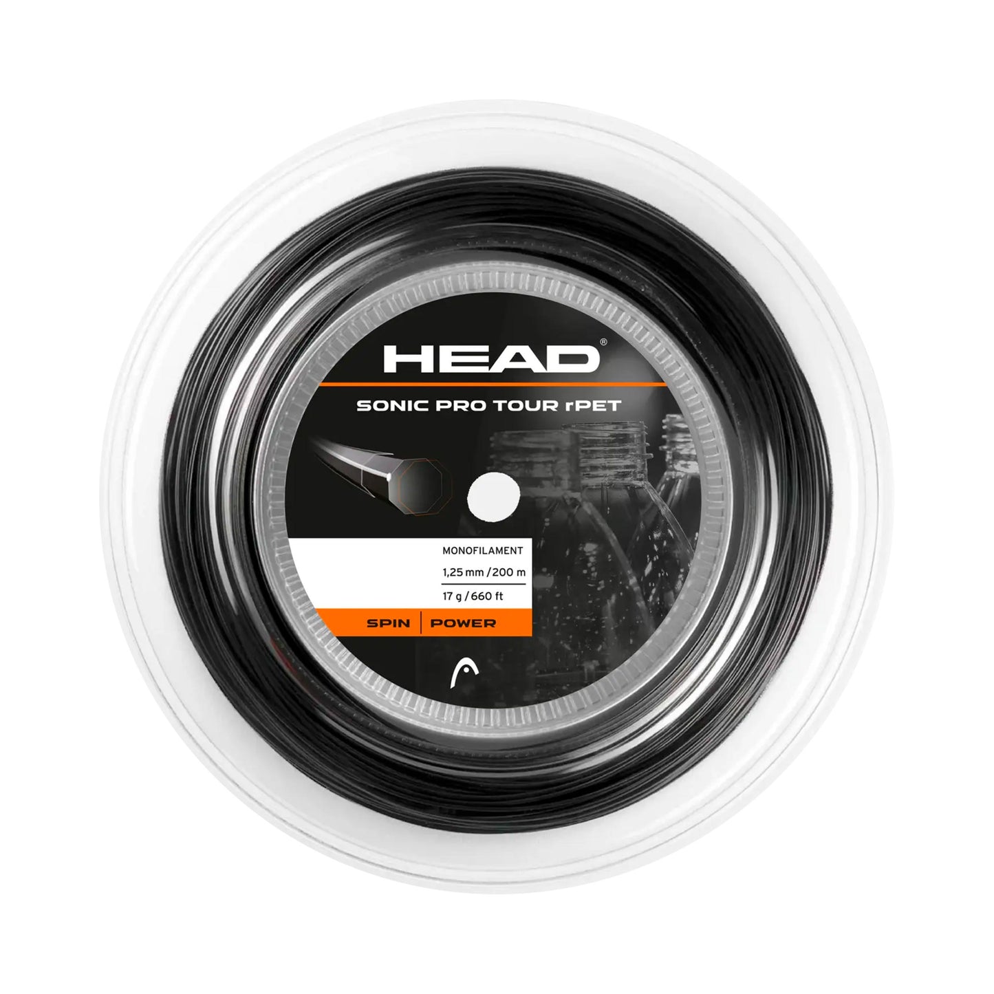 HEAD Sonic Pro Touch Saitenrolle 200m - anthrazit HEAD Sonic Pro Touch Saitenrolle 200m - anthrazit