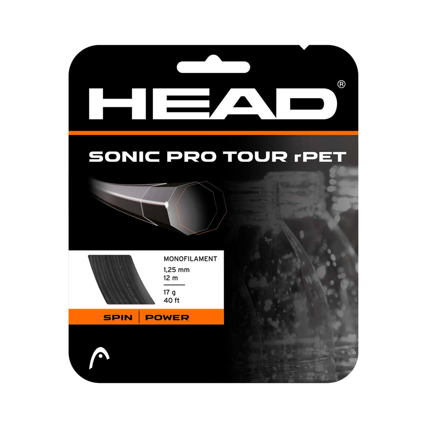 HEAD Sonic Pro Touch Cordage en garniture 12m - anthracite HEAD Sonic Pro Touch Cordage en garniture 12m - anthracite