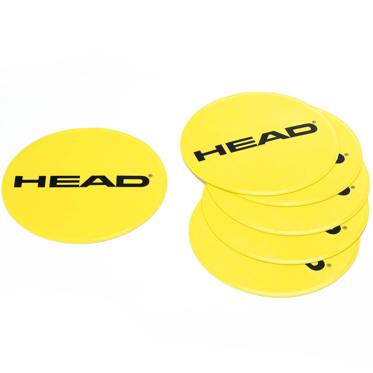 HEAD Marcatura Confezione Da 6 Rotondo-Giallo HEAD Marcatura Confezione Da 6 Rotondo-Giallo