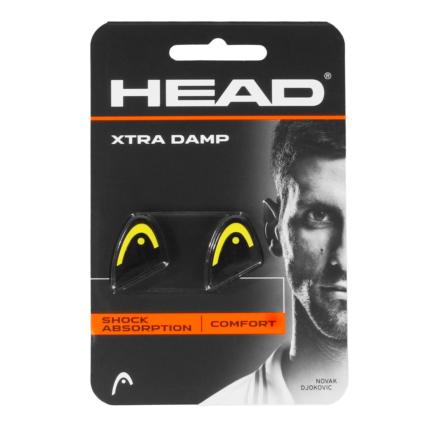 HEAD Xtra Antivibrateur Conditionné par pack de deux-jaune HEAD Xtra Antivibrateur Conditionné par pack de deux-jaune