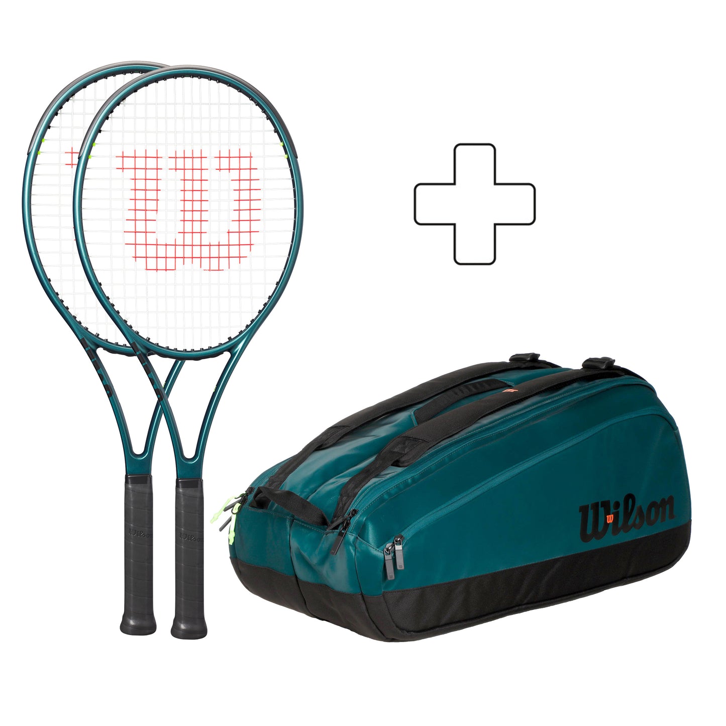 Wilson 2x 104 v9 + sac de tennis Wilson 2x 104 v9 + sac de tennis