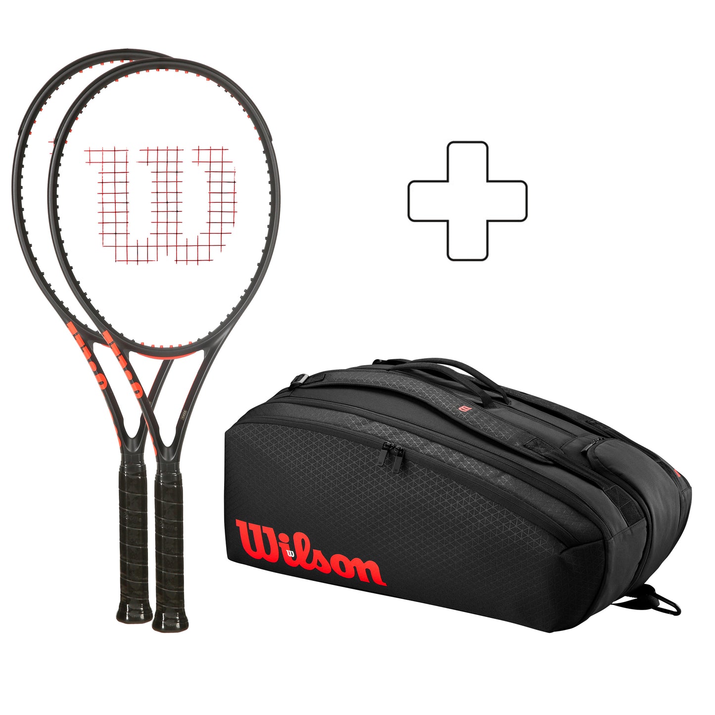 Wilson 2x Clash 100 V3.0 + sac de tennis Wilson 2x Clash 100 V3.0 + sac de tennis