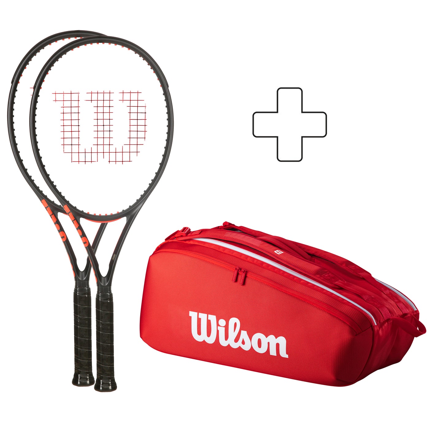 Wilson 2x Clash 100 V3.0 + sac de tennis Wilson 2x Clash 100 V3.0 + sac de tennis