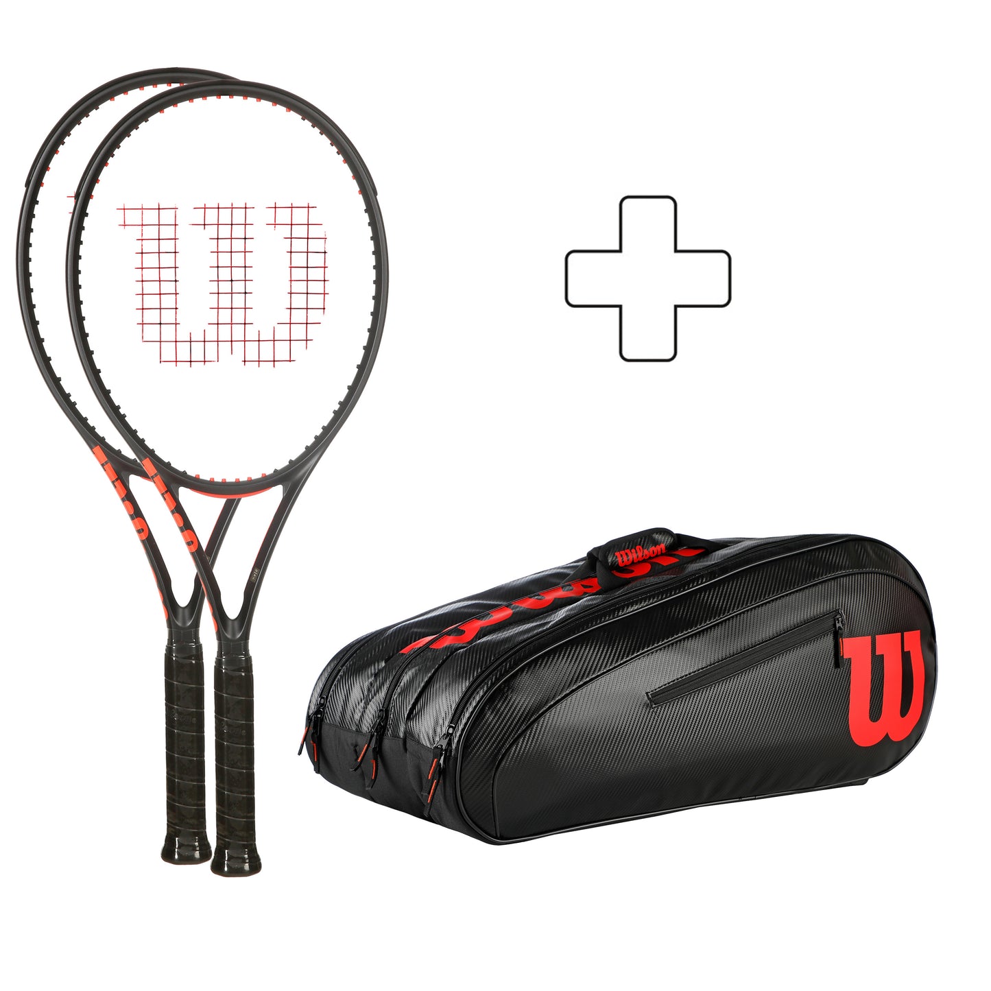 Wilson 2x Clash 100 V3.0 + sac de tennis Wilson 2x Clash 100 V3.0 + sac de tennis