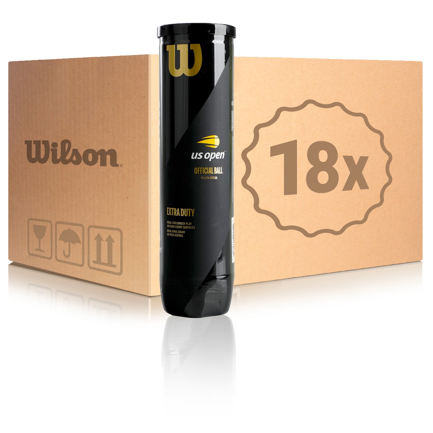 Wilson 18 tubes de 4 US Open En carton Wilson 18 tubes de 4 US Open En carton