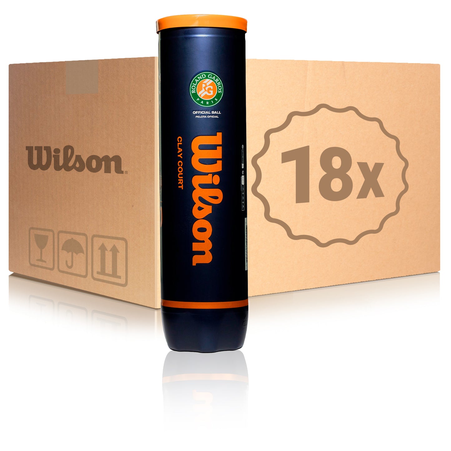 Wilson 18x 4er Dose Roland Garros Official im Karton Wilson 18x 4er Dose Roland Garros Official im Karton
