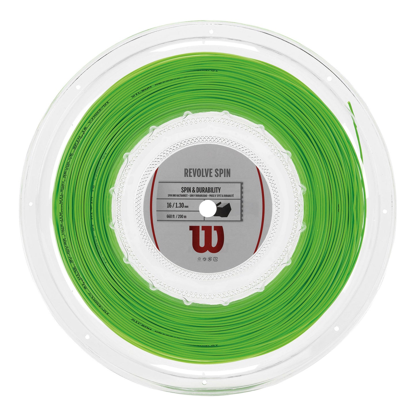 Wilson Revolve Spin Rotolo Di Corde 200m-Verde Wilson Revolve Spin Rotolo Di Corde 200m-Verde