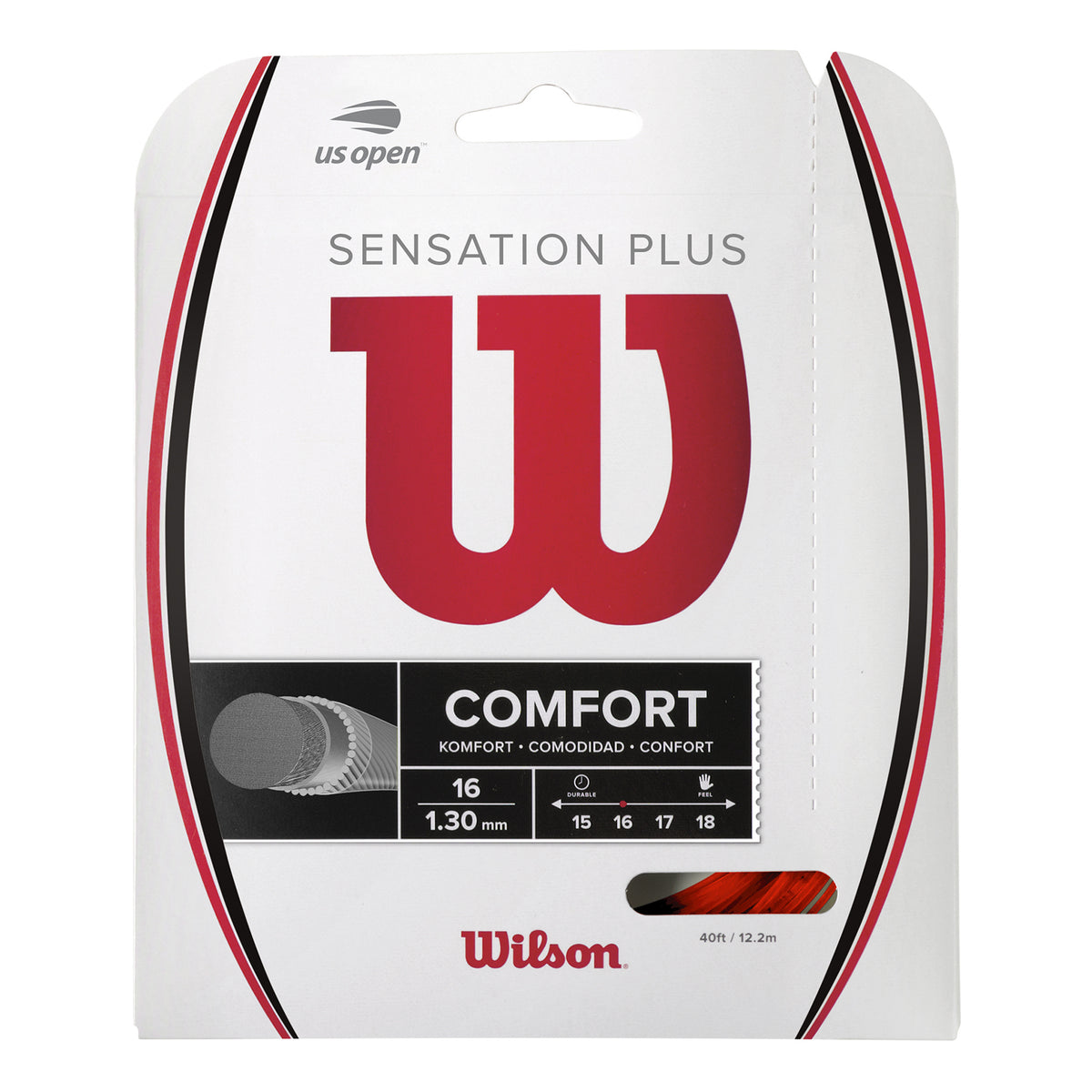 Wilson Sensation Plus Saitenset 12,2m - rot Wilson Sensation Plus Saitenset 12,2m - rot