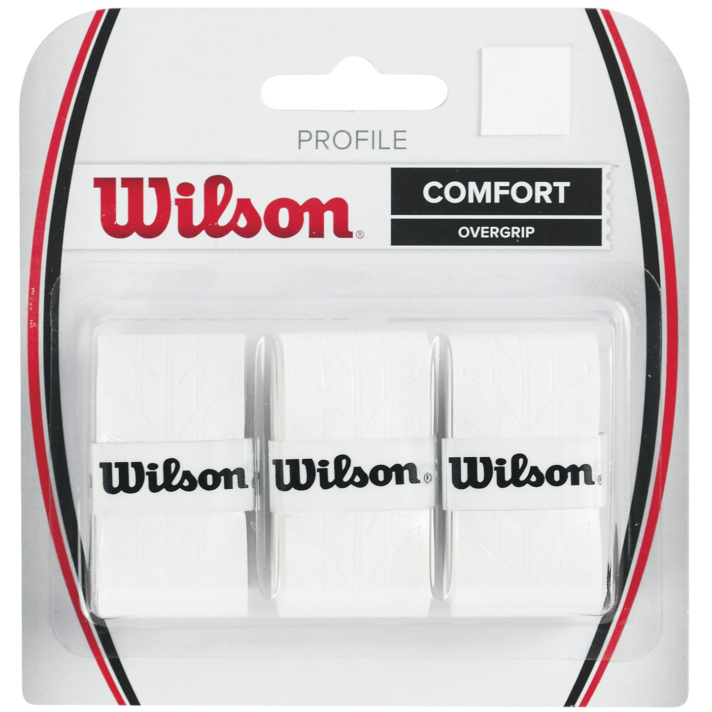 Wilson Profile Overgrip 3er Pack-Weiß Wilson Profile Overgrip 3er Pack-Weiß