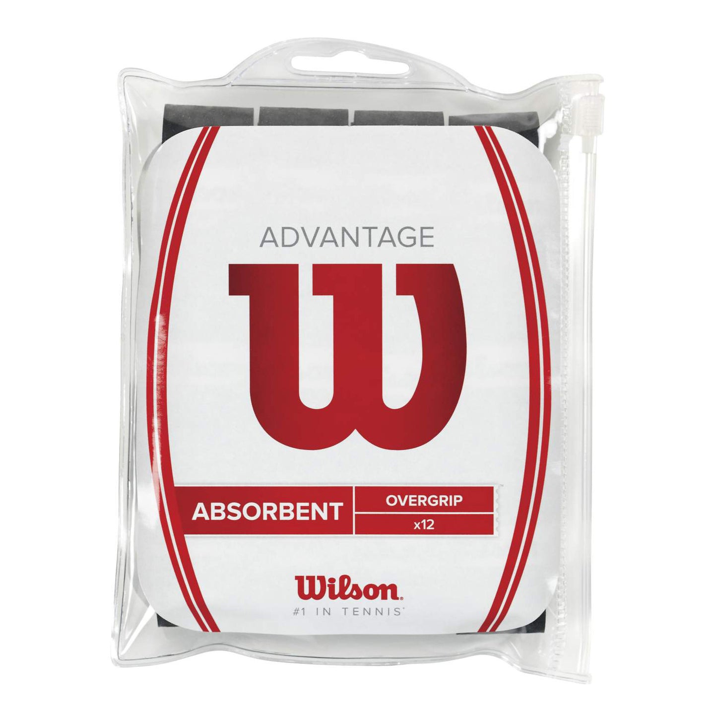 Wilson Advantage Overgrip Pack de 12 - noir Wilson Advantage Overgrip Pack de 12 - noir
