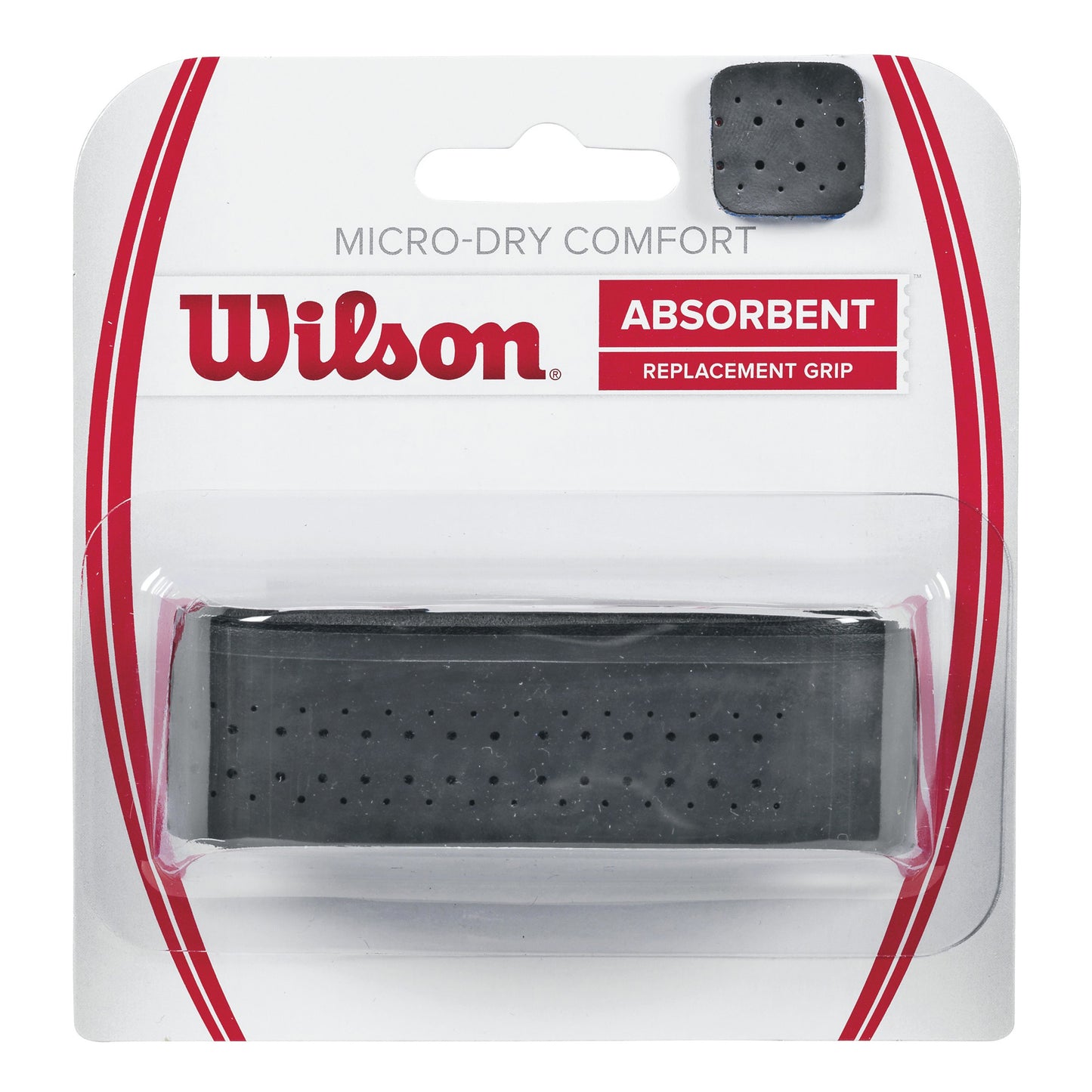 Wilson Micro-Dry Comfort Pack 1 Unité-Noir Wilson Micro-Dry Comfort Pack 1 Unité-Noir