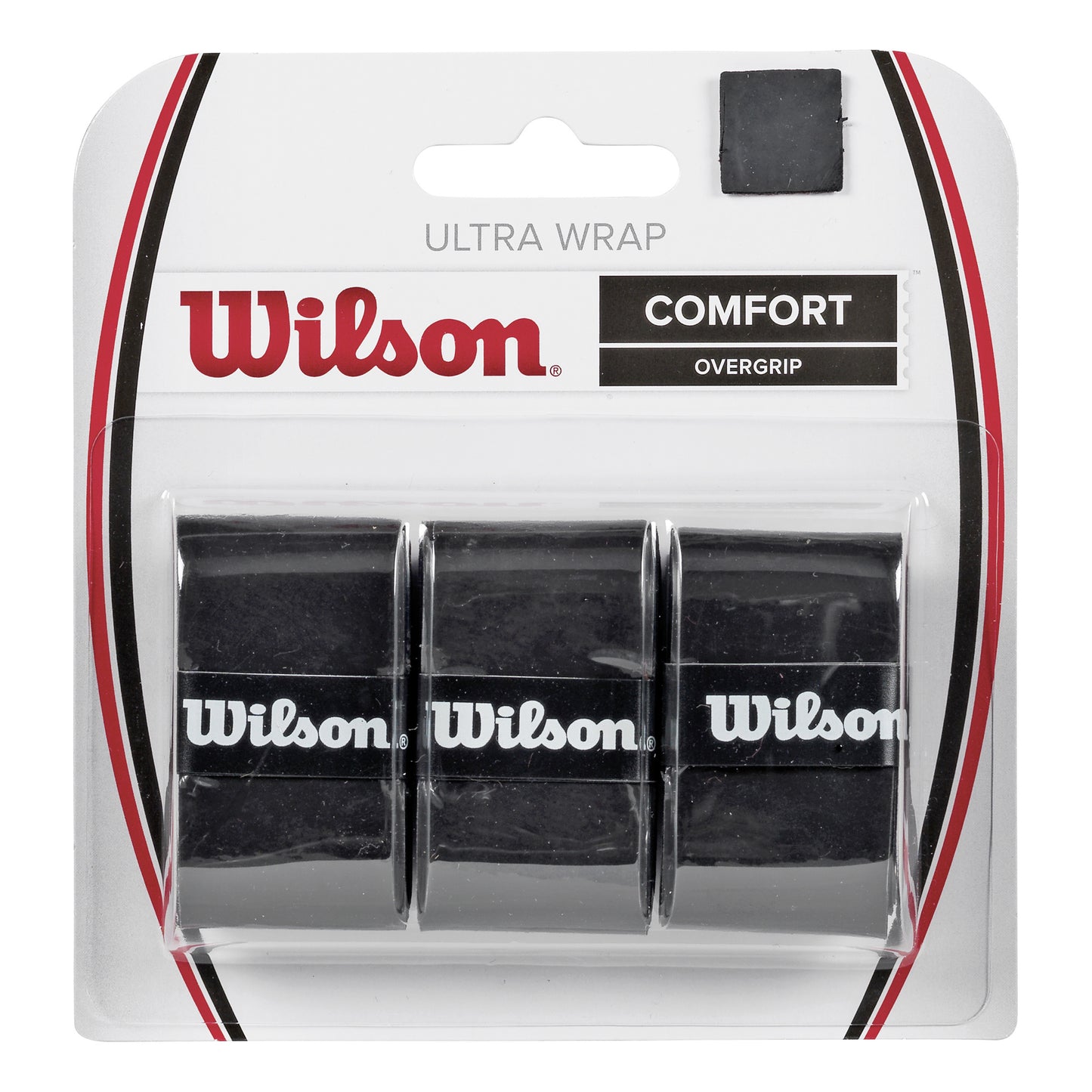 Wilson Ultra Wrap Confezione Da 3-Nero Wilson Ultra Wrap Confezione Da 3-Nero