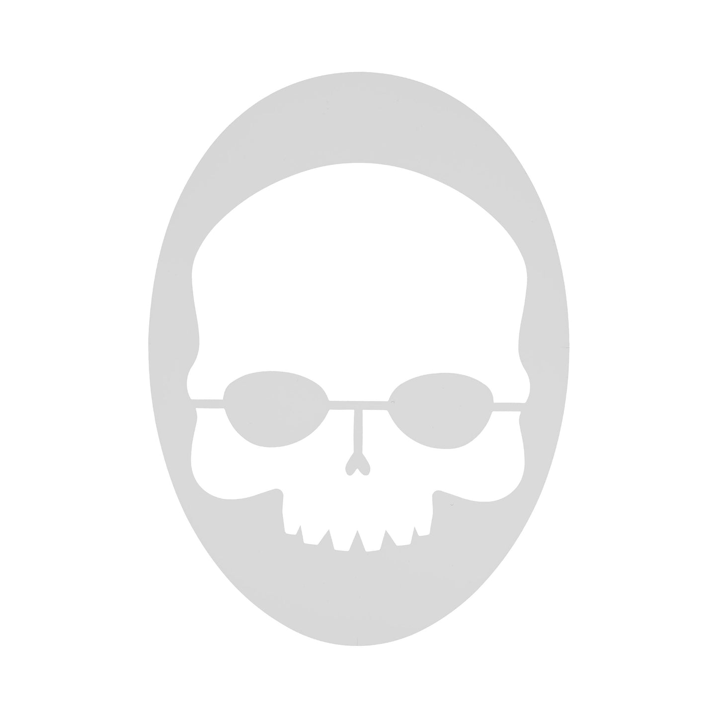 Prince Skull Stencil Logoschablone-Weiß Prince Skull Stencil Logoschablone-Weiß