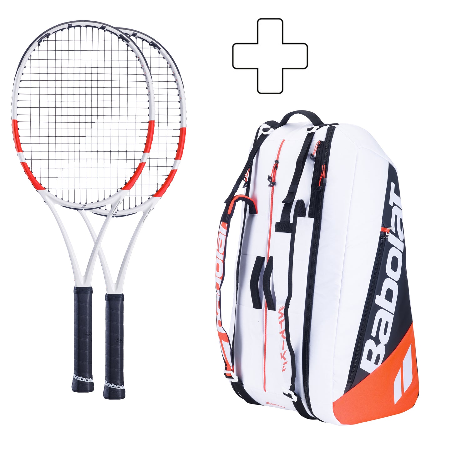 Babolat 2x 100 16x20 + sac de tennis Babolat 2x 100 16x20 + sac de tennis