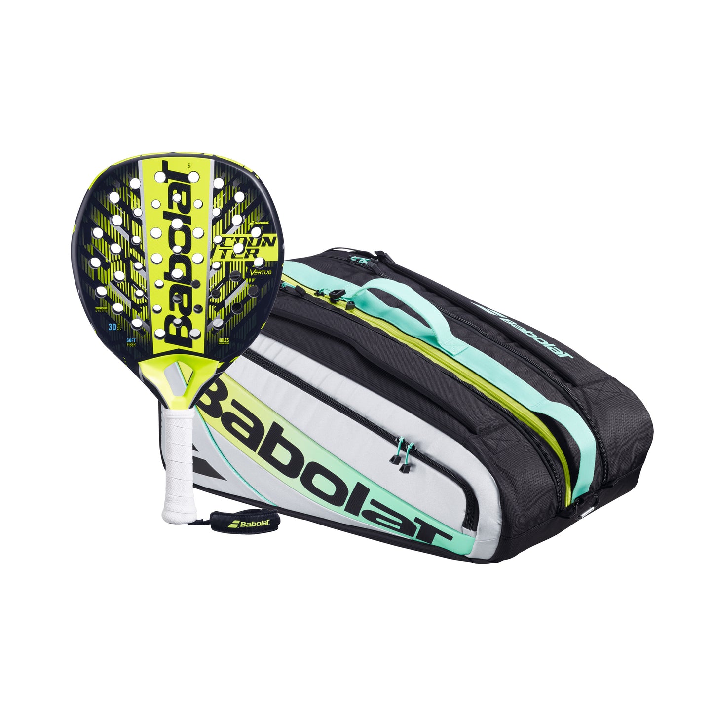 Babolat Counter Vertuo 2025 In aggiunta borsa per racchetta Babolat Counter Vertuo 2025 In aggiunta borsa per racchetta