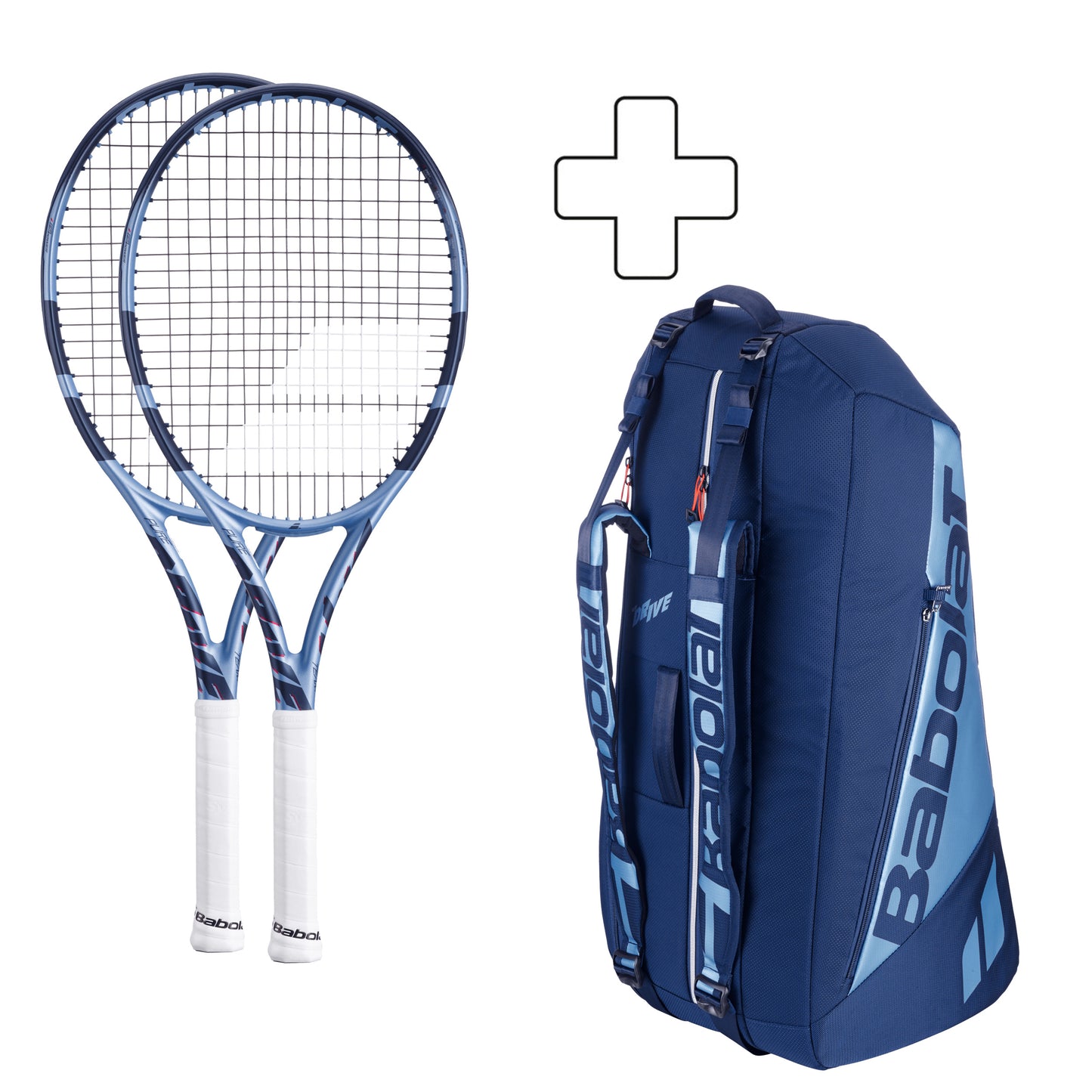 Babolat 2x Pure Drive Team plus Schlägertasche Babolat 2x Pure Drive Team plus Schlägertasche