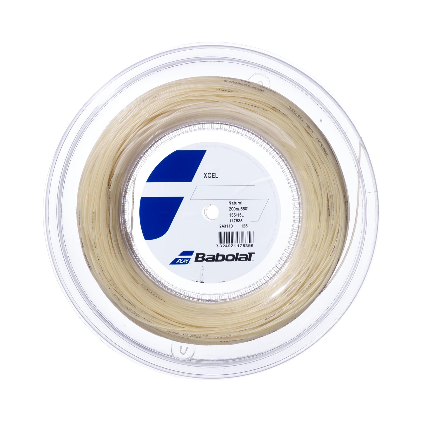 Babolat Xcel Bobine Cordage 200m-Beige Babolat Xcel Bobine Cordage 200m-Beige