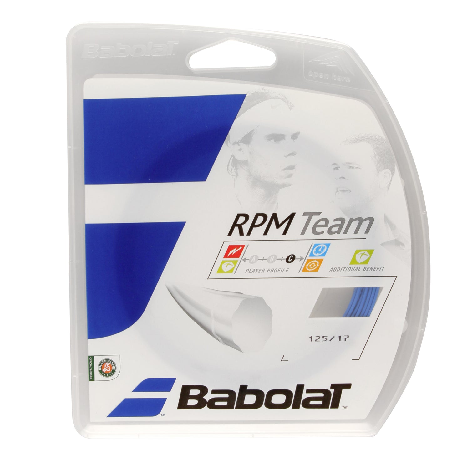 Babolat RPM Team Cordage en garniture 12m - bleu Babolat RPM Team Cordage en garniture 12m - bleu