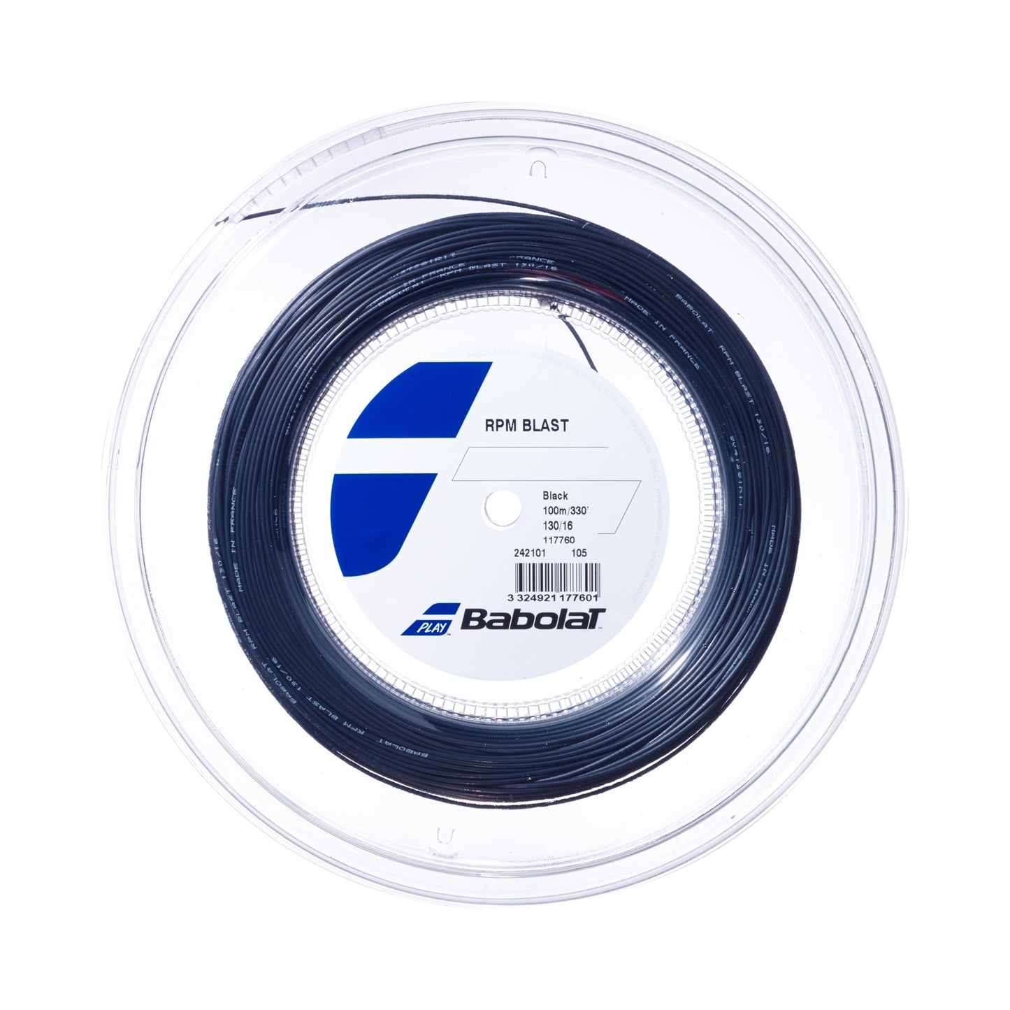 Babolat RPM Blast Rotolo Di Corde 100m-Nero Babolat RPM Blast Rotolo Di Corde 100m-Nero