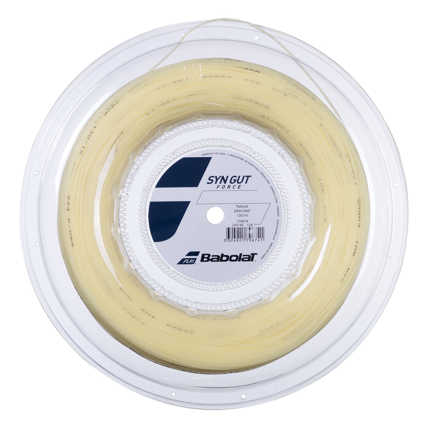 Babolat Synthetic Gut Force Saitenrolle 200m-Nude Babolat Synthetic Gut Force Saitenrolle 200m-Nude