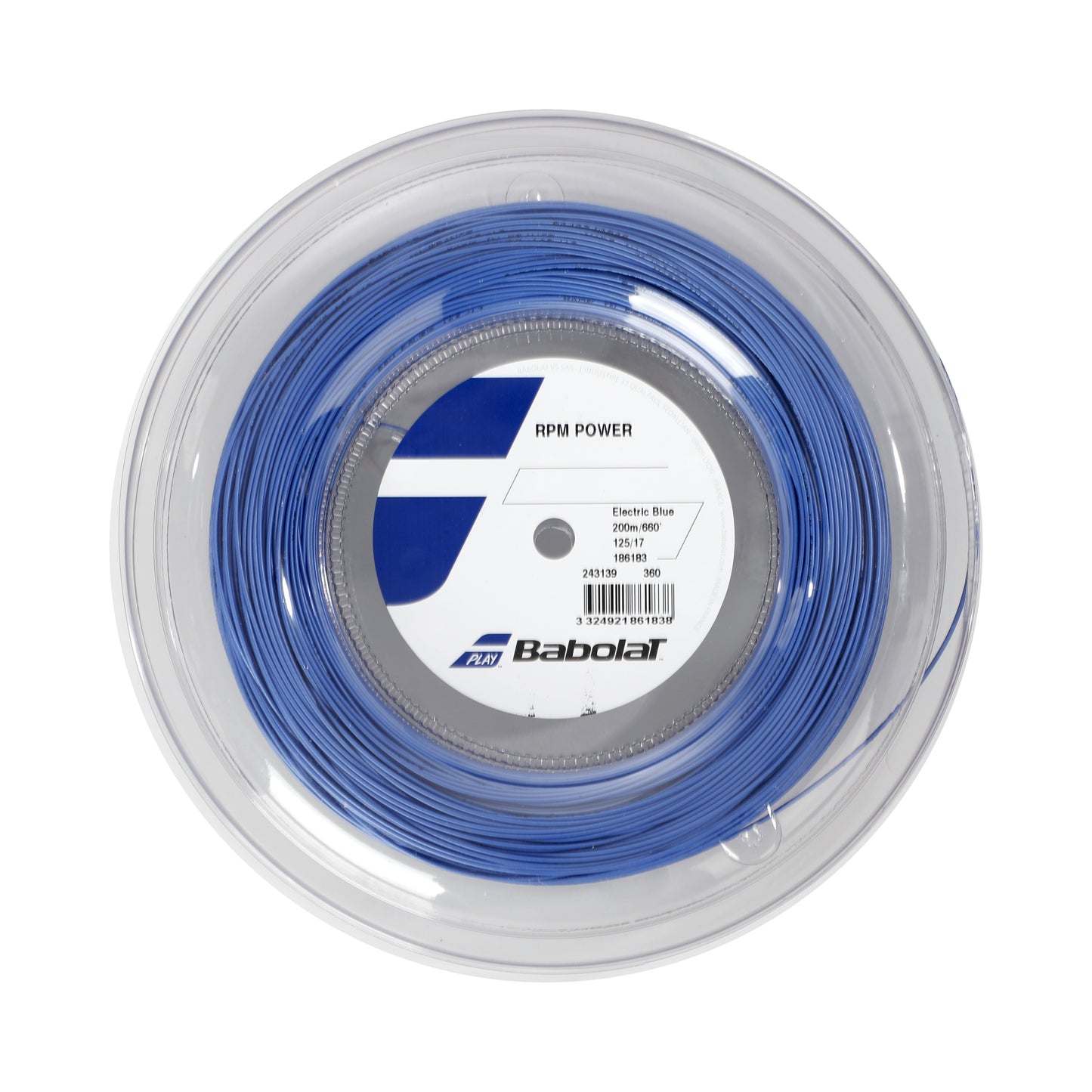 Babolat RPM Power Bobine Cordage 200m-Bleu Babolat RPM Power Bobine Cordage 200m-Bleu