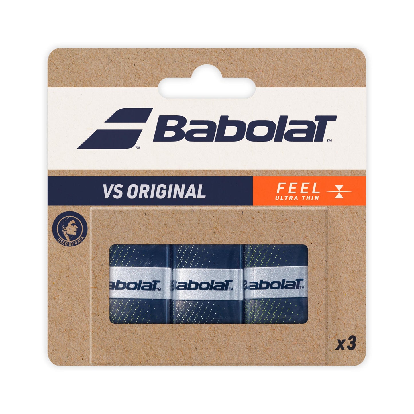 Babolat VS Grip Original Pack De 3-Noir Babolat VS Grip Original Pack De 3-Noir