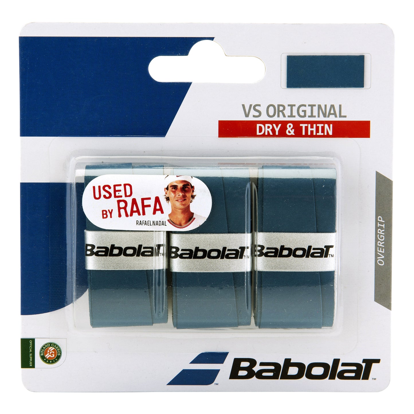 Babolat VS Grip Original Pack de 3 - bleu foncé Babolat VS Grip Original Pack de 3 - bleu foncé