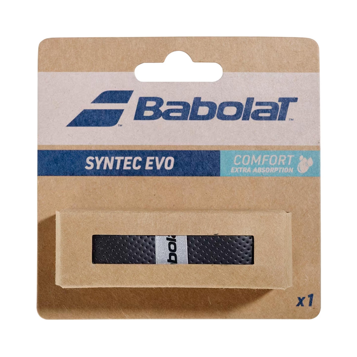 Babolat Syntec Evo Grip Pack 1 Unité-Noir Babolat Syntec Evo Grip Pack 1 Unité-Noir