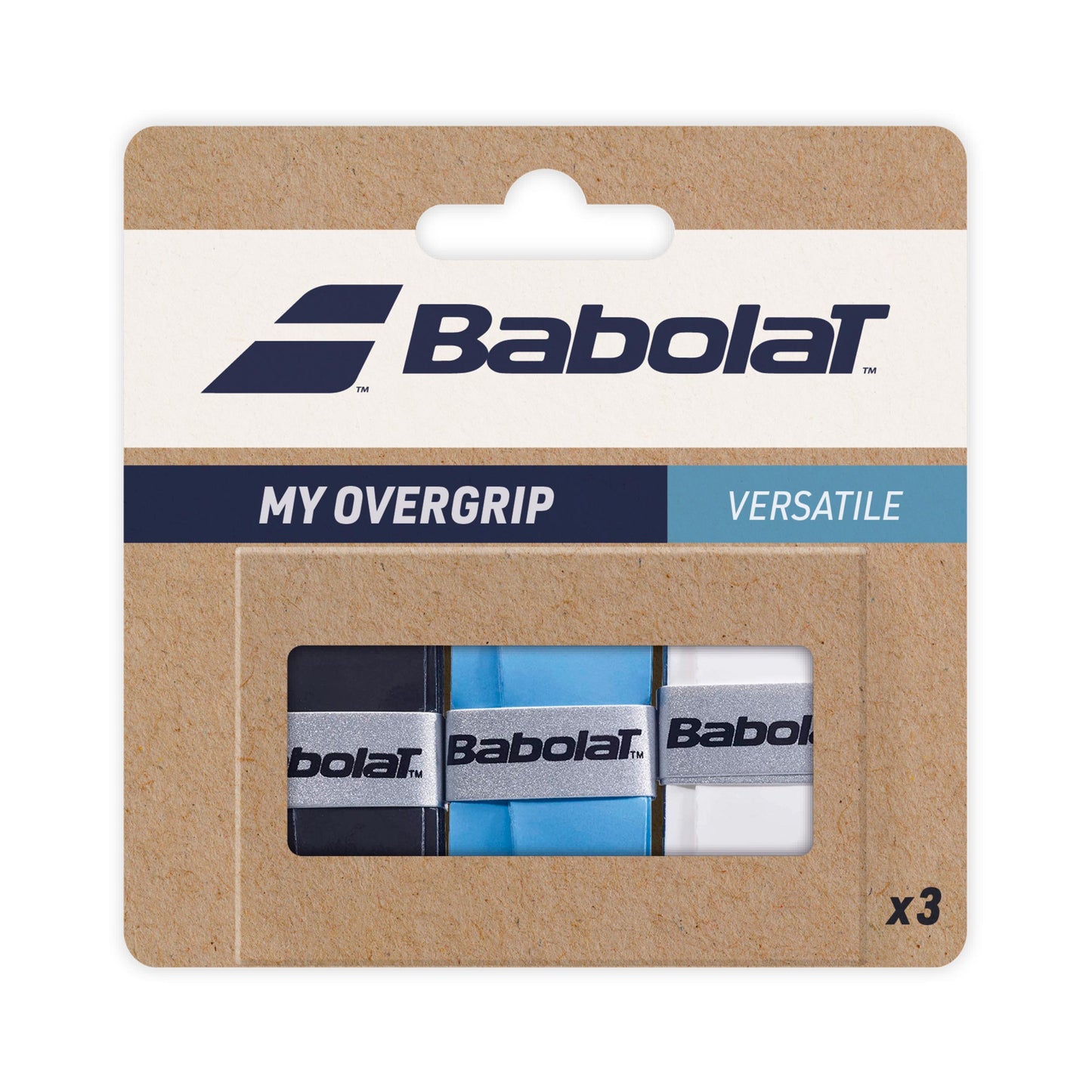 Babolat My Overgrip Confezione da 3 - nero, bianco Babolat My Overgrip Confezione da 3 - nero, bianco