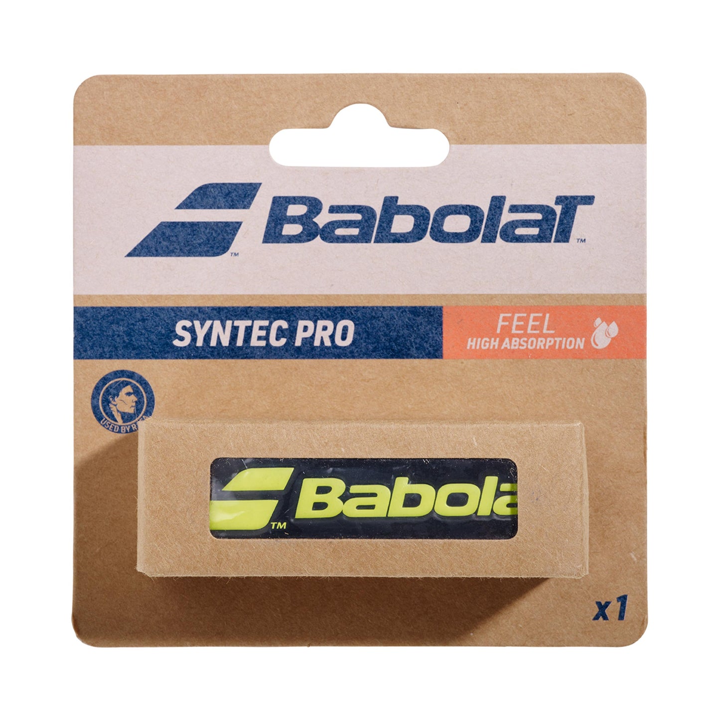 Babolat Syntec Pro Grip Pack 1 Unité-Noir,Jaune Babolat Syntec Pro Grip Pack 1 Unité-Noir,Jaune