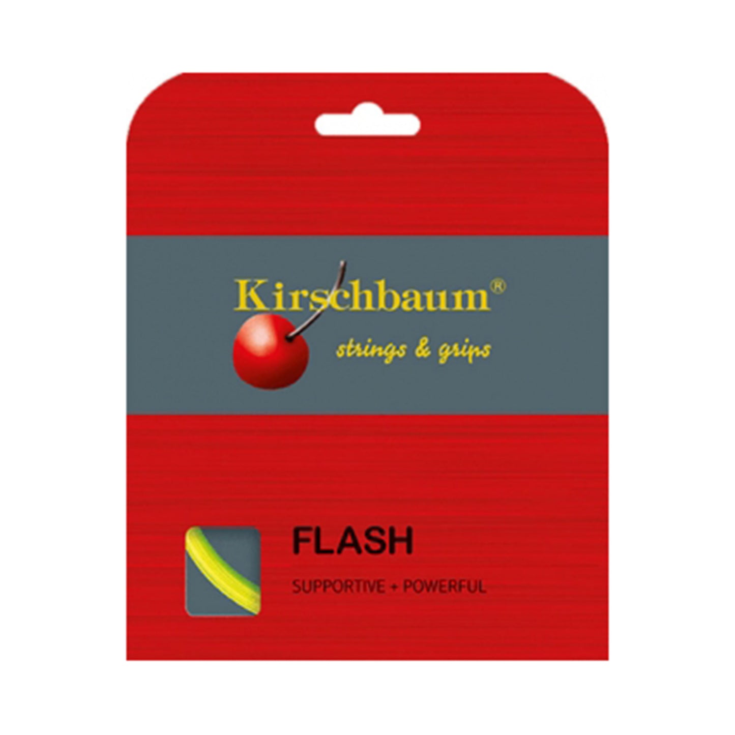 Kirschbaum Flash Cordage En Garniture-Jaune Kirschbaum Flash Cordage En Garniture-Jaune
