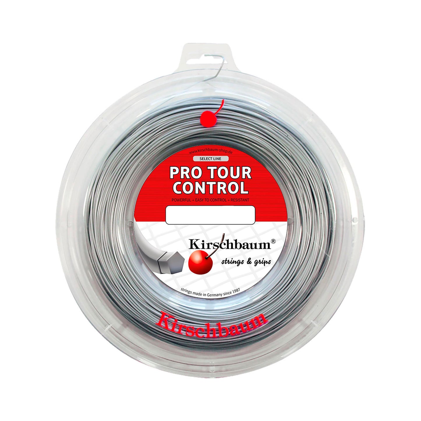 Kirschbaum Pro Tour Control Rotolo Di Corde 200m-Argento Kirschbaum Pro Tour Control Rotolo Di Corde 200m-Argento
