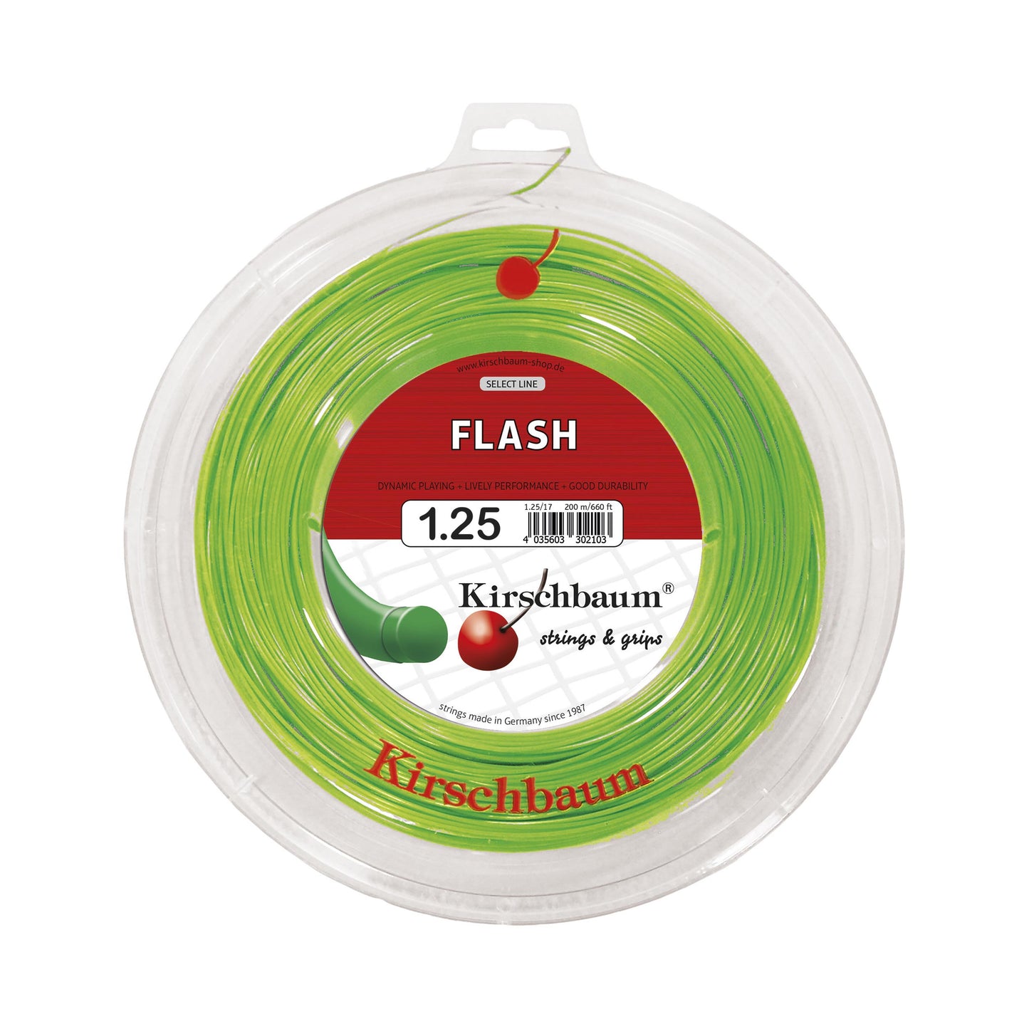 Kirschbaum Flash Rotolo Di Corde 200m-Verde Kirschbaum Flash Rotolo Di Corde 200m-Verde