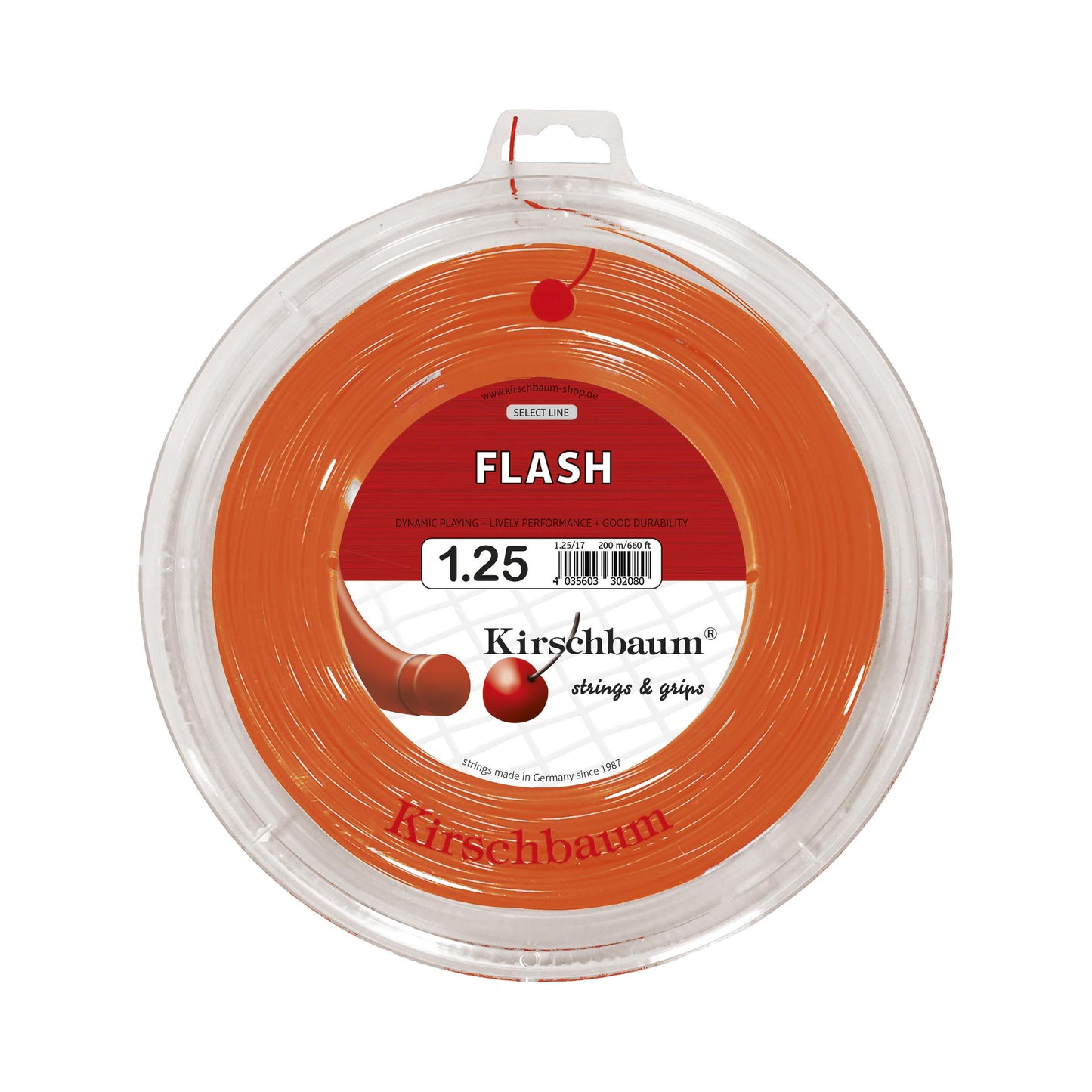 Kirschbaum Flash Rotolo Di Corde 200m-Arancione Kirschbaum Flash Rotolo Di Corde 200m-Arancione