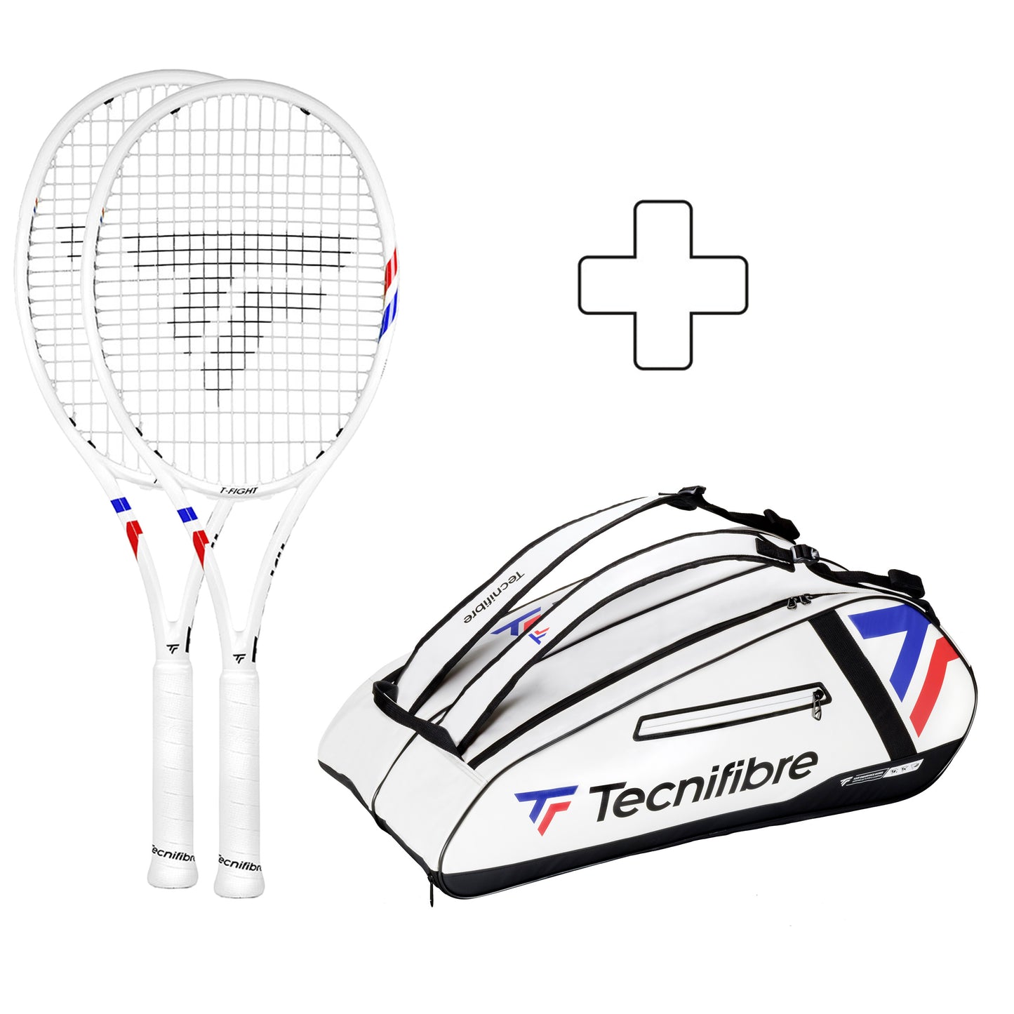 Tecnifibre 2x T-Fight 300 S plus Schlägertasche Tecnifibre 2x T-Fight 300 S plus Schlägertasche