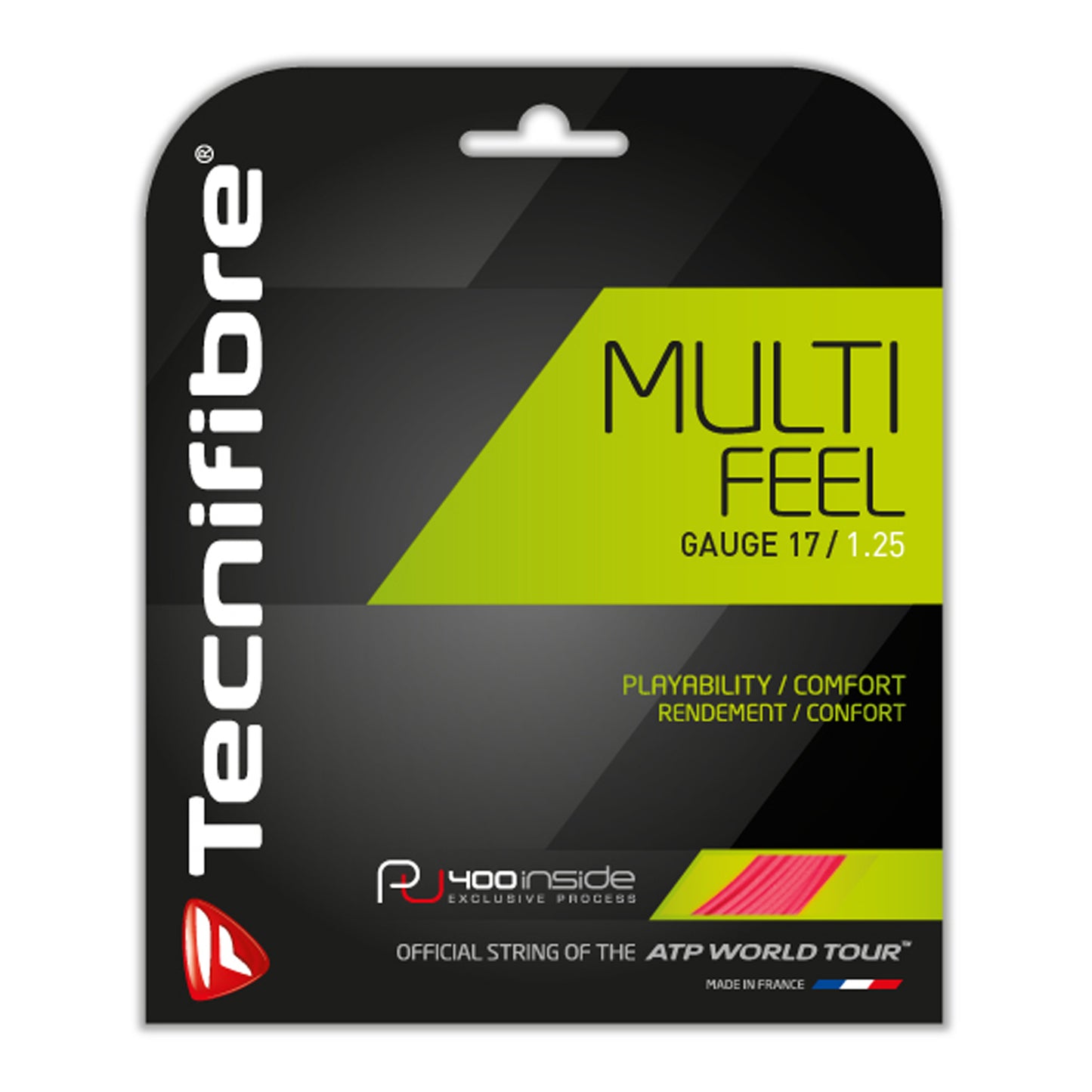 Tecnifibre Multifeel Set di corde 12,2m - rosa neon Tecnifibre Multifeel Set di corde 12,2m - rosa neon