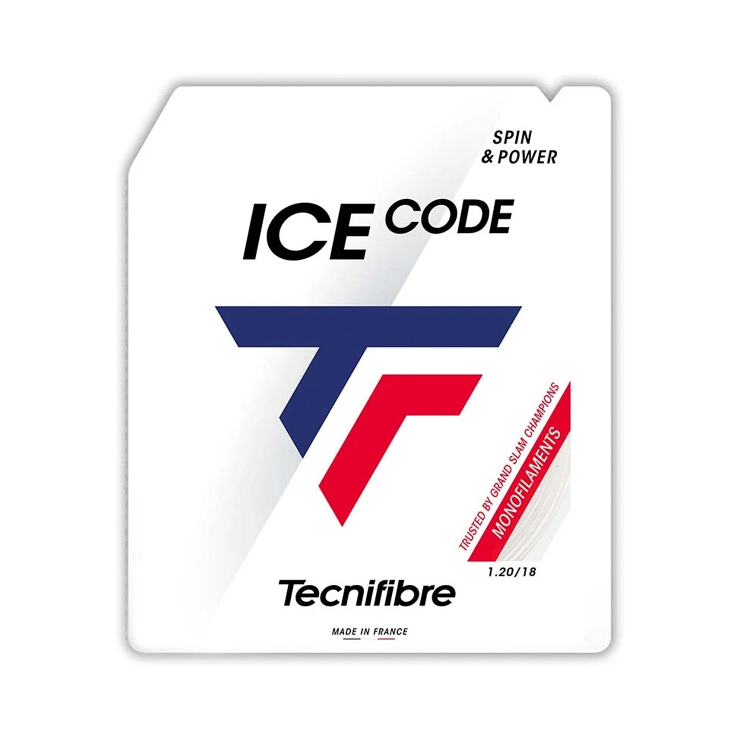 Tecnifibre Ice Code Set Di Corde 12m-Bianco Tecnifibre Ice Code Set Di Corde 12m-Bianco