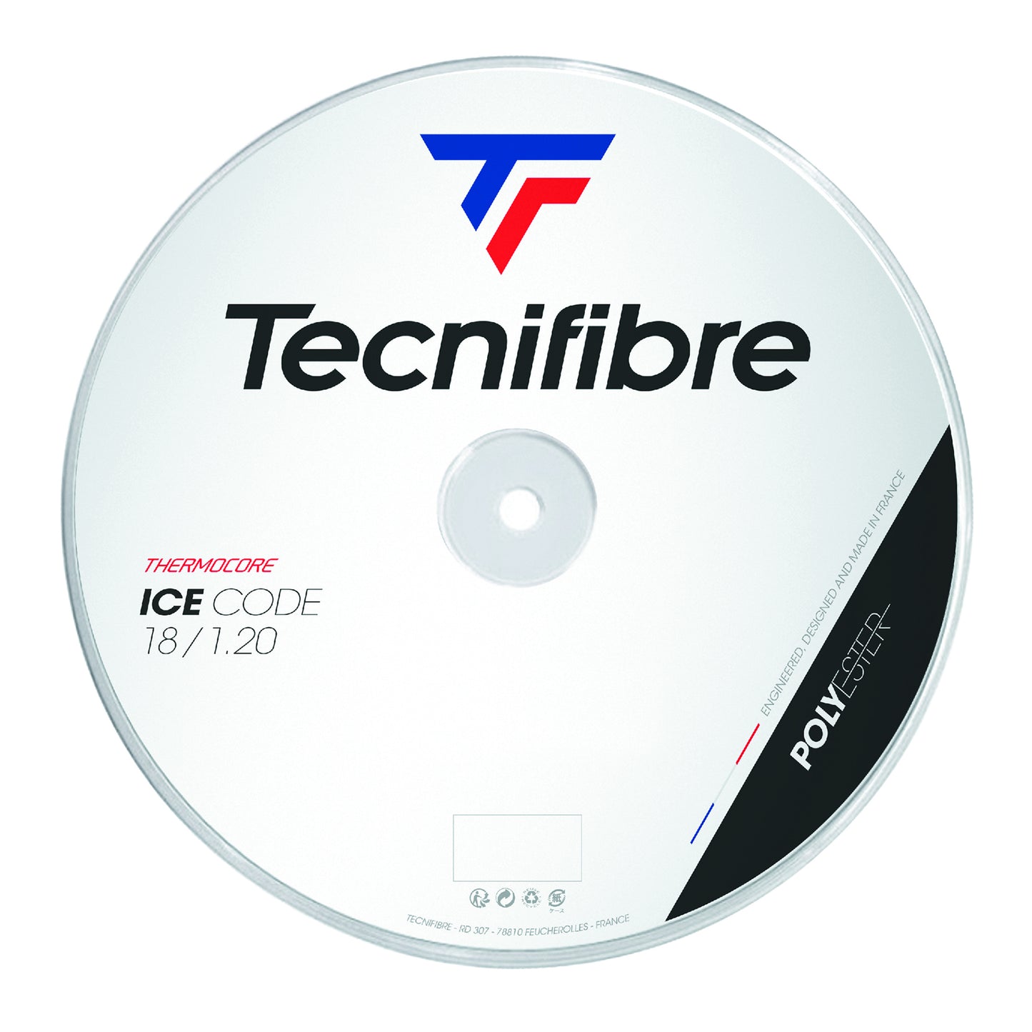 Tecnifibre Ice Code Bobine Cordage 200m-Blanc Tecnifibre Ice Code Bobine Cordage 200m-Blanc