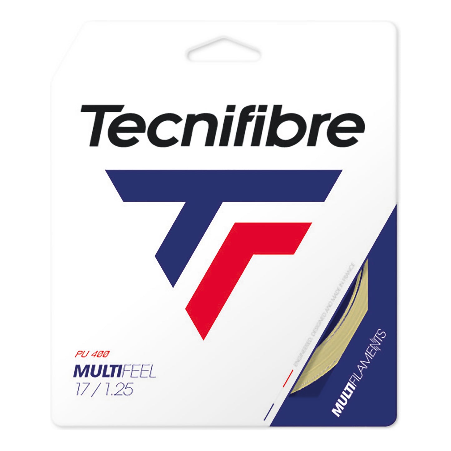 Tecnifibre Multifeel 12m Cordage En Garniture-Écru Tecnifibre Multifeel 12m Cordage En Garniture-Écru